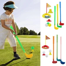 Mini Golf Club Toys Plastic Set Kids Indoor Outdoor Leisure Sports Practice New