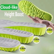 4D Height Increasing Insoles for Men Women  Ultra Soft Shoe Inserts US7-12