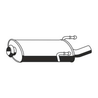 Ernst EndschalldäMpfer Auspuff FüR Peugeot 406 2.0 16V 132/135/136 Ps 1726.AQ