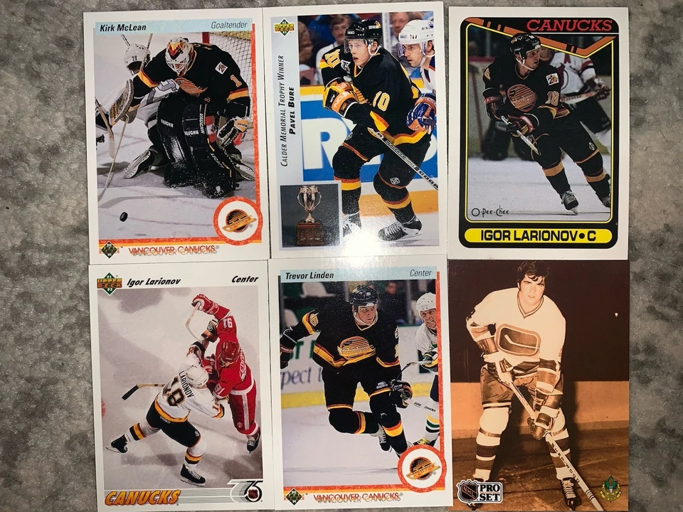 Lote de 14 tarjetas Vancouver Canucks Foto 2 de 2