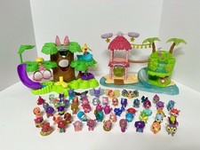 Hatchimals CollEGGtibles Lot Hatchery Nursery Tropical Party Playset 50 Figs