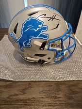 AIDAN HUTCHINSON AUTOGRAPHED DETROIT LIONS AUTHENTIC SPEEDFLEX HELMET BECKETT