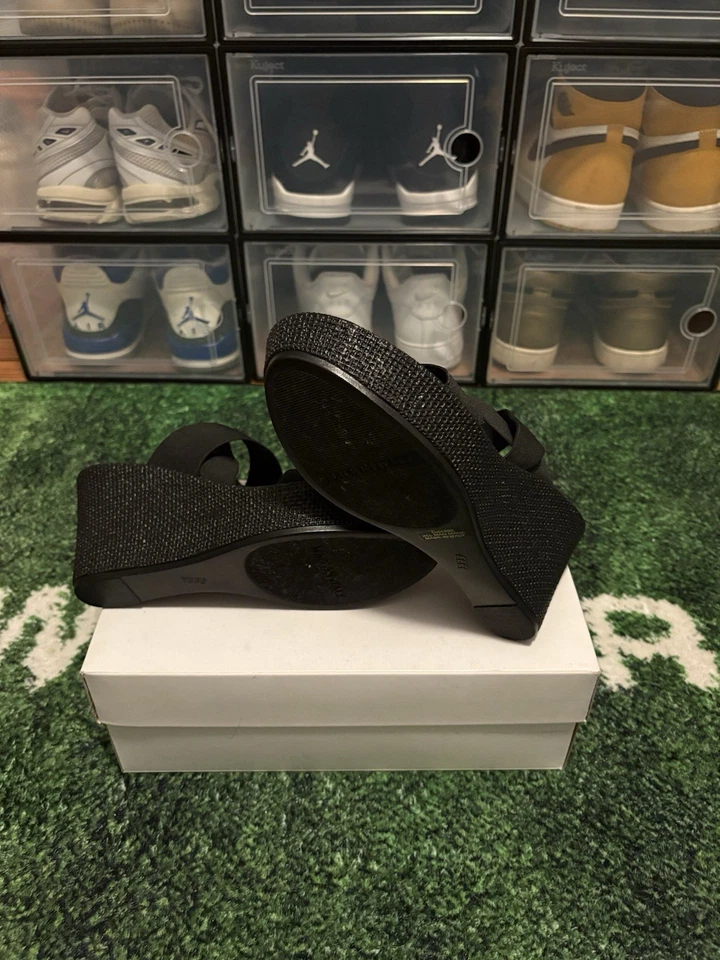 Italian Shoemakers Black Wedge Sandals| Womens Size 10|*BRAND NEW*NO BOX - Image 4 of 4