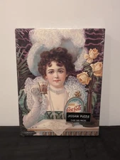 Hallmark Springbok 500 Piece Jigsaw Puzzle 'Old Fashioned Girl' Coca-Cola Ad NEW