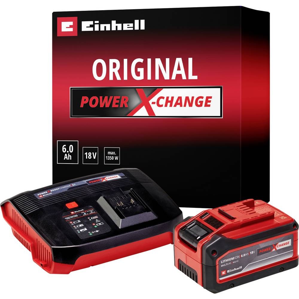 Einhell 4512143 Power X-Change batterie 4-6Ah avec mode Boostcharger 6A
