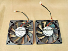Lot of 2 - ADDA 80mm Brushless low speed PC 2-wire 12V DC FAN AD0812LB-D90
