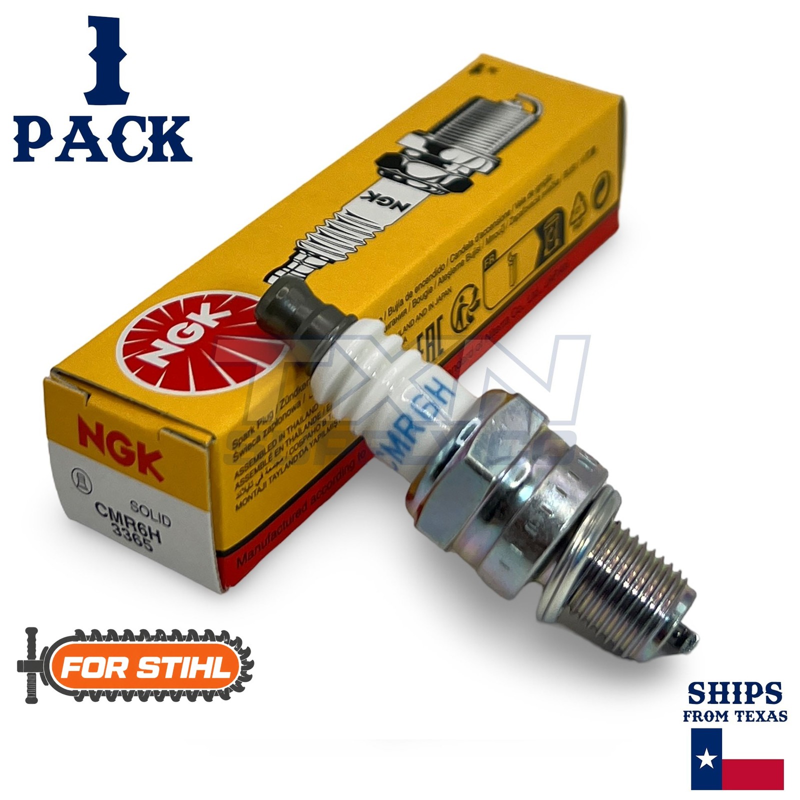 1 Pack NGK Spark Plug - For BT 130 Stihl Earth Auger