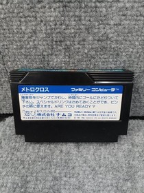 NAMCO Famicom Soft Metro Cross Used