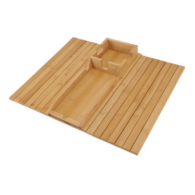 Sofa-Armlehnen-Tablett Aus Holz Doppelt Verwendbar Abnehmbar Und Klappbar F M1T1
