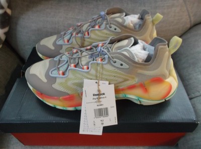 Reebok Brain Dead x Zig Kinetica 2 Mad Science Lemon Glow (S23891)  Size 8 - NEW