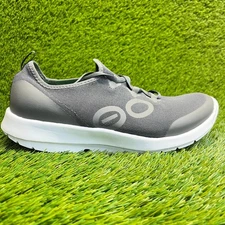 Oofos Oomg Sport LS Mens Size 10.5 Gray White Athletic Running Shoes Sneakers