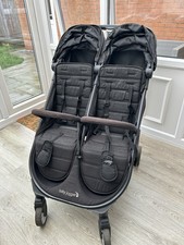 Baby Jogger City Tour 2 Double Stroller Black Twin Pushchair