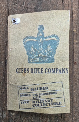 Gew 88 Commission 1888 Gewehr Vintage Sales Brochure Gibbs Rifle