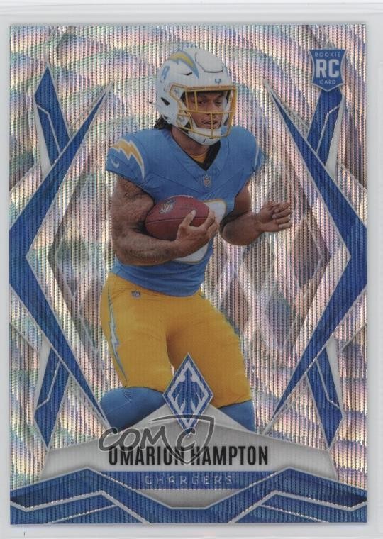 2025 Panini Phoenix Rookies Wave /199 Omarion Hampton #192 0w90