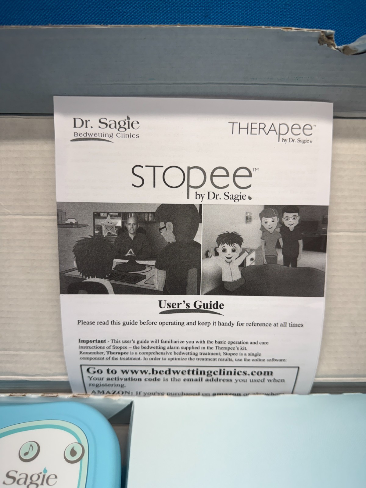 Therapee by Dr. Sagie Bedwetting Clinics #1 Bedwetting Solution Alarm Mat