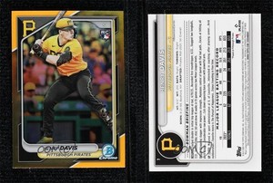 2024 Bowman Chrome Gold Refractor /50 Henry Davis #7 Rookie RC