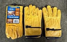 3 Pair Vintage Leather Work Gloves Freddy Krueger Prop Conversion Cosplay DIY NO