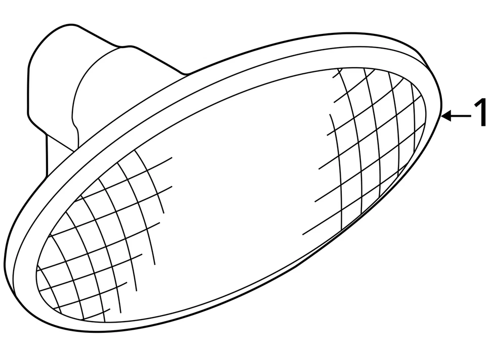 Marcador de luz de canto/parque lateral para-lama montado se encaixa 04-11 MAZDA 3 30598816 - Imagem 4 de 4