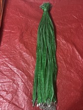 50x Waxed Cord Organza Ribbon Necklace Making with Lobster Claw Clasp 7mm 17.6"