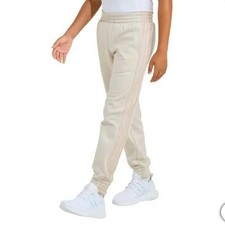 Adidas Kids XL 18/20 -Stripes Jogger Pants Natural