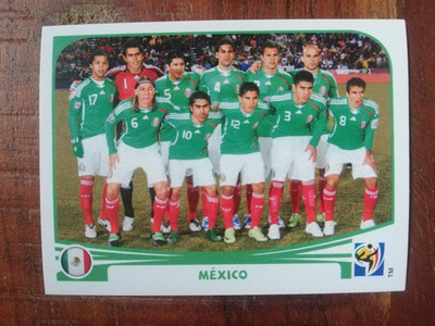 Panini FIFA World Cup 2010 South Africa, ''Team-Mexico'' #49