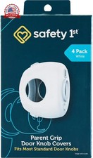 Parent Grip Door Knob Covers, White, One Size,4 Count Pack of 1  HS3260600 , P