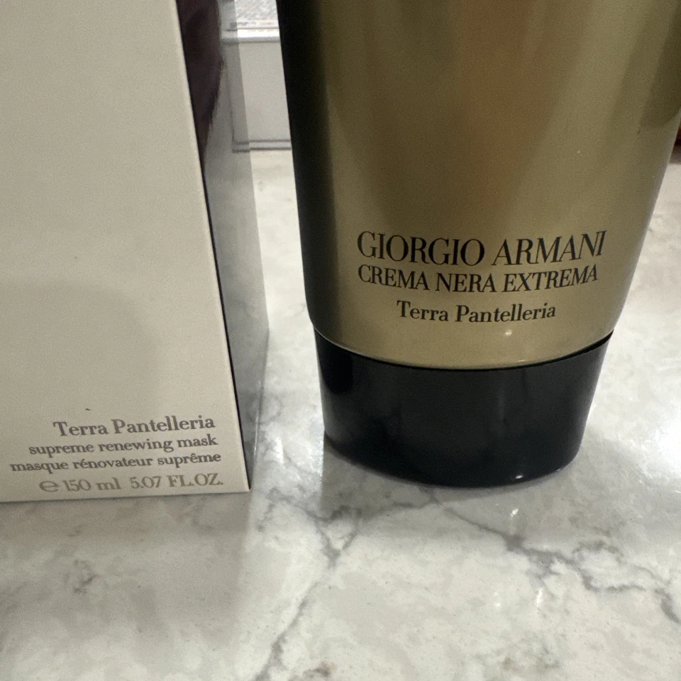 Giorgio Armani 5.1 oz. Crema Nera Terra Pantelleria Face Mask New IN BOX rare - Image 4 of 4