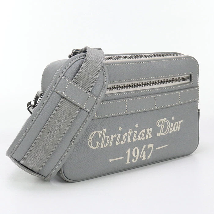 Sac bandoulière Dior Sac bandoulière Dior Safari cuir gris homme