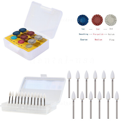 Dental Composite Polishing Diamond RA disc 14mm Wheel / Stone Polishing FG Burs