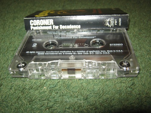 Coroner - Punishment For Decadence (cassette) - Picture 7 of 9