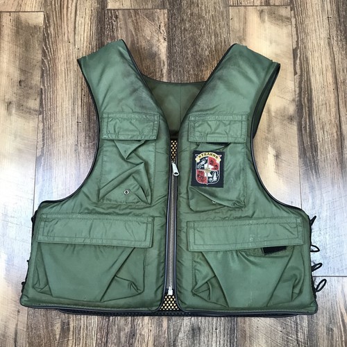 Vintage Stearns Adult life jacket preserver Vest Green Small Adult SSV