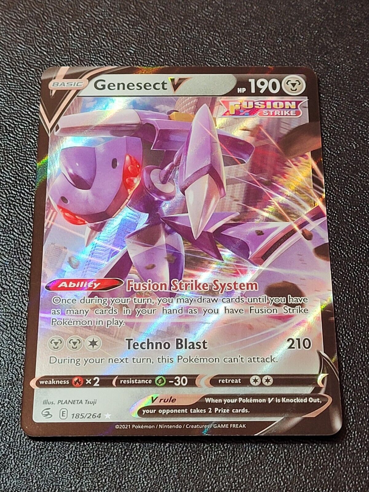 Genesect V (185/264) [Prize Pack Series Two]