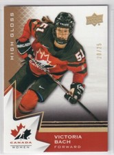 2020-21 Upper Deck Team Canada Juniors High Gloss #44 Victoria Bach /25