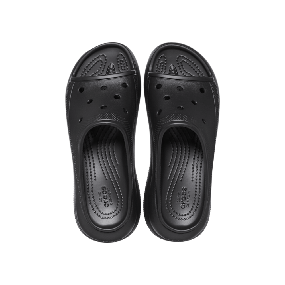 New CROCS Womens CRUSH SLIDE 208731-001 BLACK UNISEX US W 6 - 9 | eBay