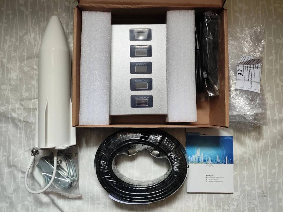 2G/3G/4G Handy Signalverstärker Fünf-Band LTE Booster Repeater Intelligentes Kit - Bild 2 von 2