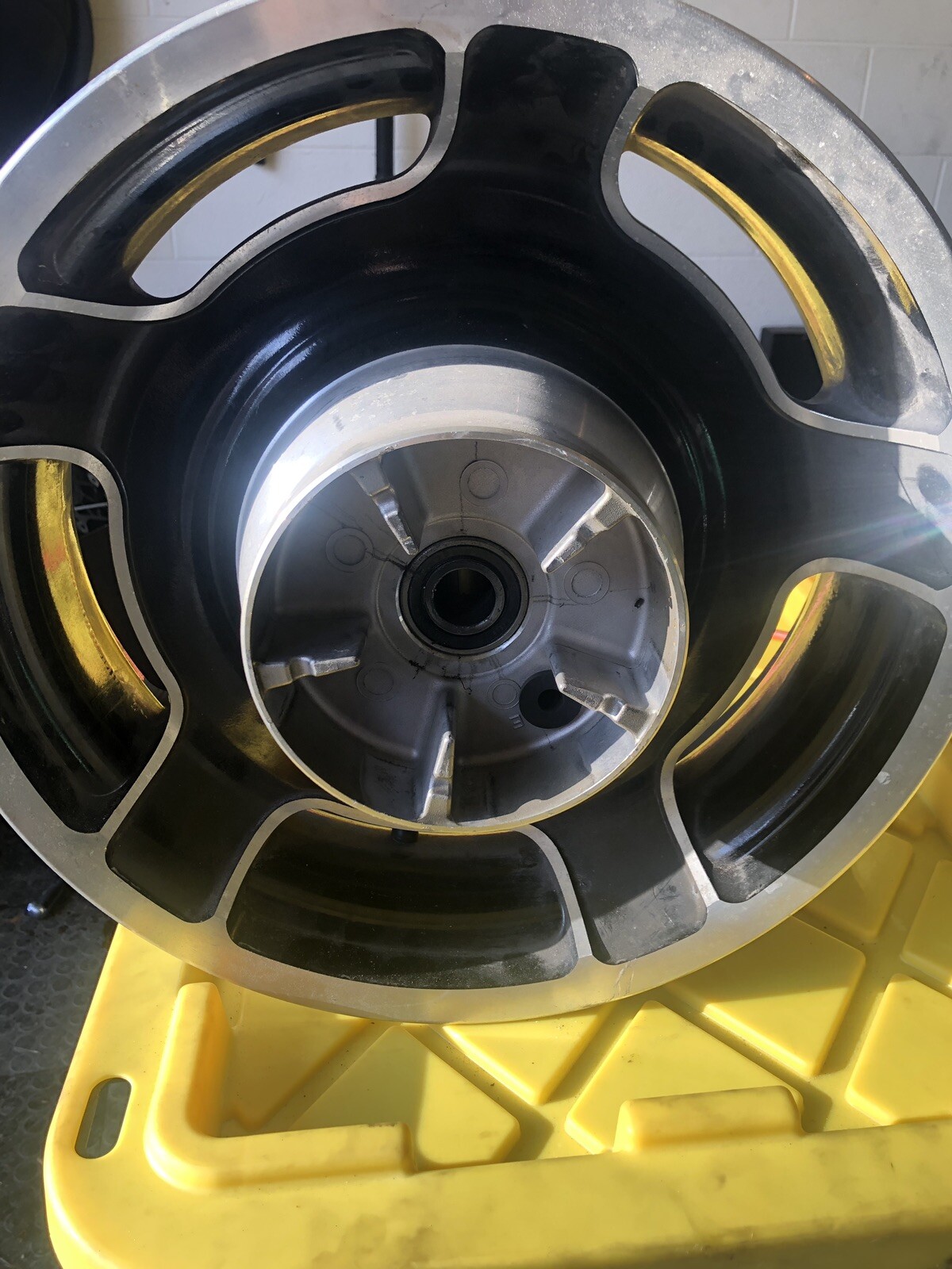 OEM Harley Davidson Rear Wheel 16 “Airstrike” Cush Hub 25mm Bearings