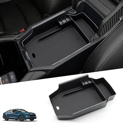 #ad For 2023 2025 Honda Accord Black Center Console Armrest Storage Box Accessories $16.14