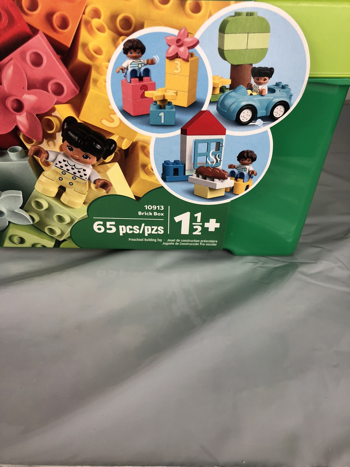 LEGO DUPLO Classic Brick Box 10913 Building Kit Bricks Toddlers 65pcs NEW