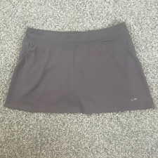 Champion Skort Womens Medium Brown Mini Athletic Skirt/Skort Stretch Pull On