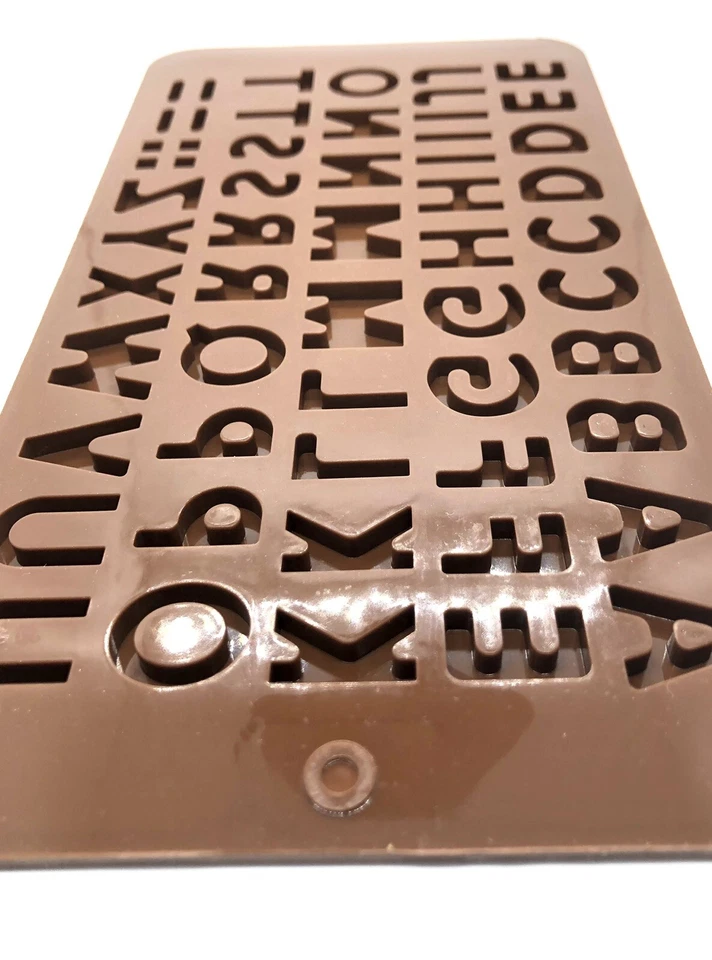 Alphabet shaped silicone chocolate mould  - Image 3 of 3