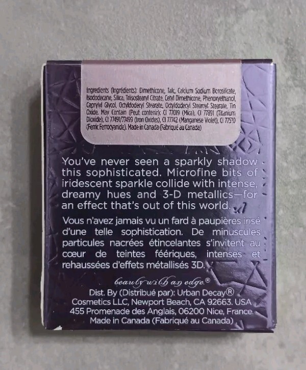 Urban Decay Moondust Single Eyeshadow Glitter Rock Full Size