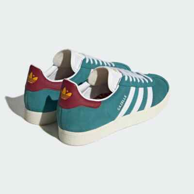 adidas gazelle silver green womens Adidas Gazelle Dark Blue Crew Yellow Collegiate Burgundy IF0877  BM STORE  ORIGINAL FOOTWEAR