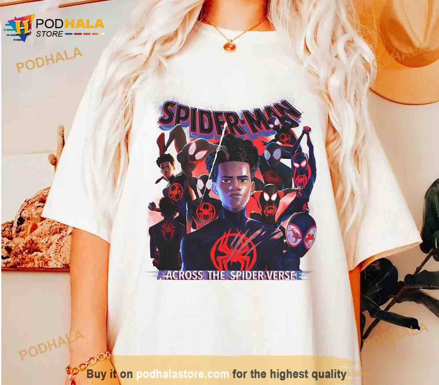 Spider Man Across The Spider Verse Shirt Marvels Gifts For Women