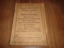 International Harvester Tillage Implements Repair Catalog 29-TM