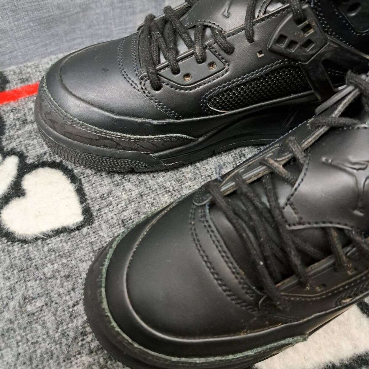 Big Kid's Size 7Y Nike Air Jordan Spizike Winterized Black | eBay