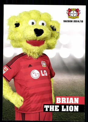 Brian The Lion Autogrammkarte Bayer Leverkusen 2014-15 TOP + A 99814 OU
