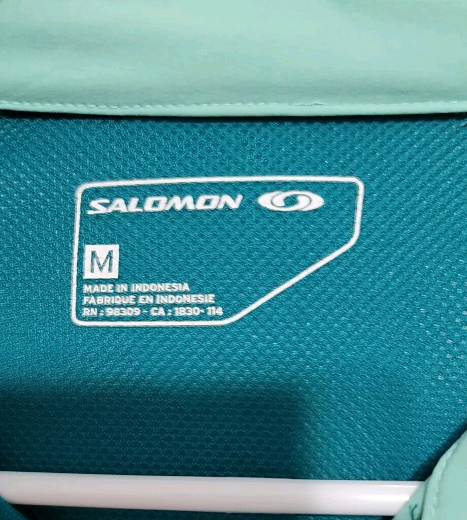 Salomon Giacca a Vento Donna Clima Leggera Riflettente Traspirante Verde Medium