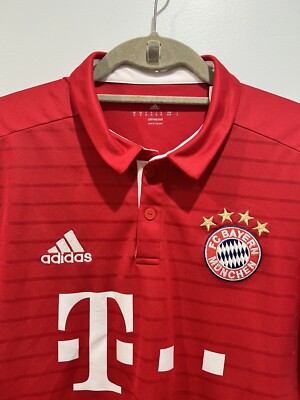 Bayern Munchen Hummels レッドシャツ 海外規格Lサイズ FC Bayern Munich 16/17 Home Kit #5 Hummels | eBay