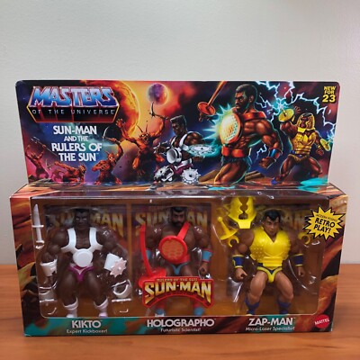 Masters of the Universe Sun-Man and Rulers of the Sun - Kikto Holographo Zap-Man