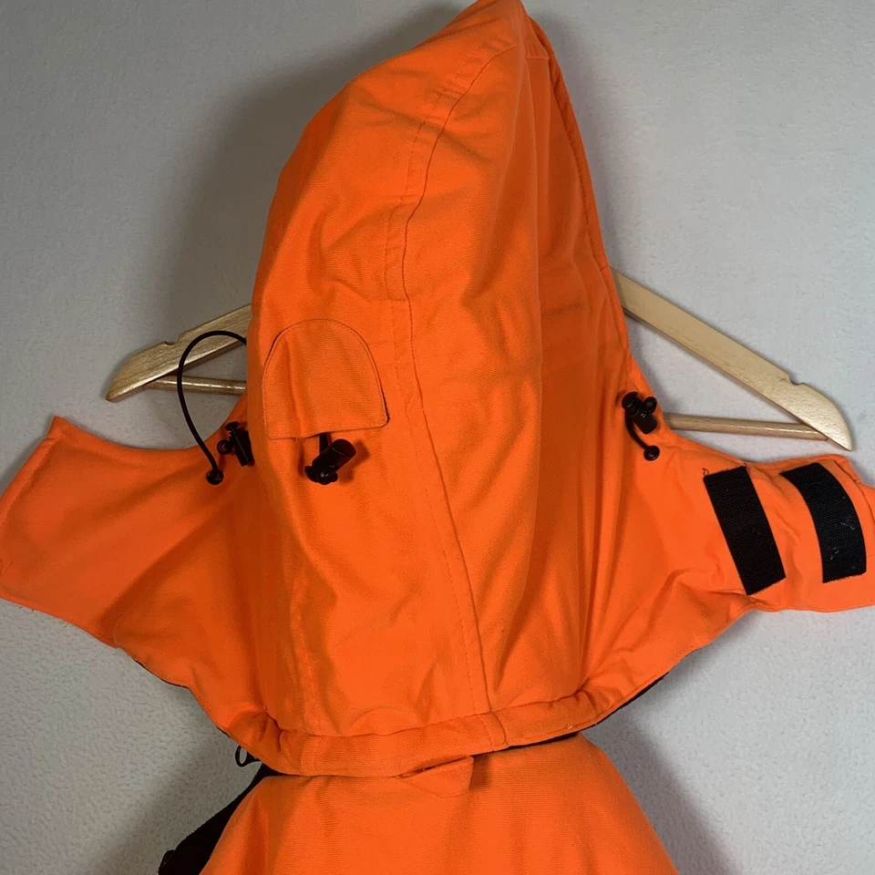 BLAZE ORANGE Hunting Jacket Men's L Red Head Mountain Stalker Insulated Bone Dry - Image 4 of 4